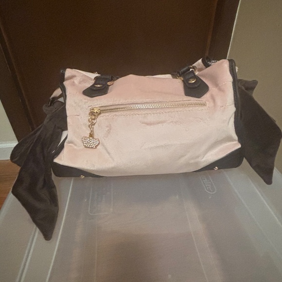 Juicy Couture DayDreamer Pink & Brown Tote Handbag, NWT - Picture 4 of 7